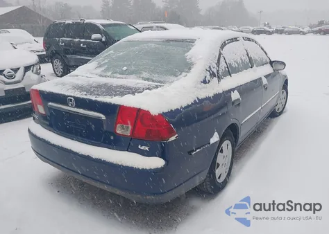 2003 Honda Civic Lx z USA, uszkodzony, nr VIN 2HGES15533H600569